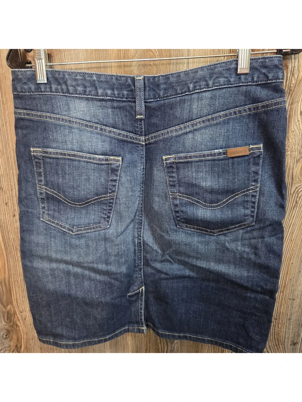 Carhartt WB045 VNT Original Fit Denim Jean Midi Skirt Women Size 6 (31x18)